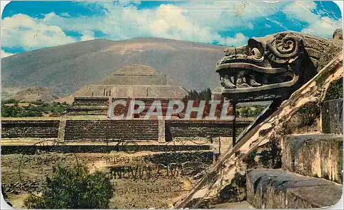 Cartes postales moderne Overall view from the Templo de Quetzalcoatl of the ancient city of Son Juan Teotihuacan