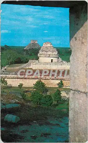 Moderne Karte View towards the Observatory South Zone CHICHEN ITZA Yucat�n Mexico