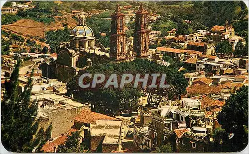 Cartes postales moderne The Santa Prisca Church dominates the XVIII Century town of Taxco