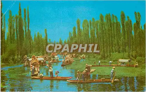 Cartes postales moderne LAGO DE XOCHIMILCO MEXICO