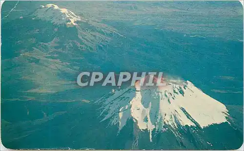 Moderne Karte Beautiful Air View Volcanes-Popocatepetl