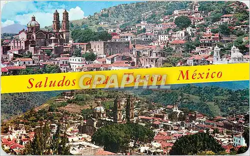 Moderne Karte Vistas Panoramicas Taxco Gro Mexico