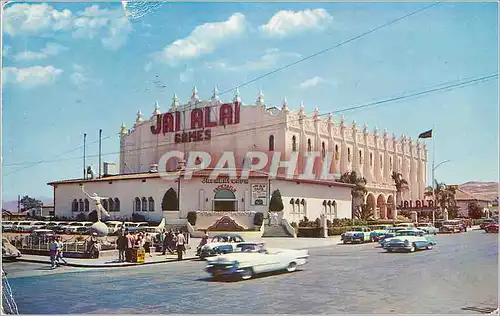 Moderne Karte TIJUANA MEXICO The Fronton Palace is the home of the Jai Alai games and one of Tijuana's princip