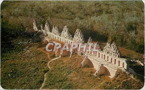 Moderne Karte Remnants of the Dove-cotes Temple at Uxmal Yucatan Mexico