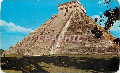 Moderne Karte EL CASTILLO THE CASTLE CHICHEN ITZA Yucatan Mexico