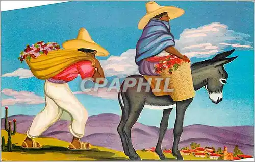 Cartes postales moderne Mexican typical motive