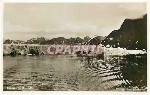 Cartes postales Cross Bay Spitsbergen Bateau