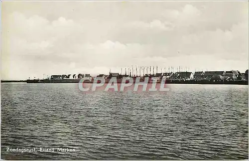 Cartes postales zondagsrust eiland marken