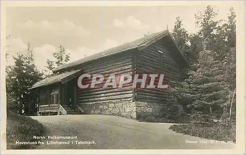 Cartes postales Norsk Folkemuseum Hovestuen fra Lilleherred I Telemark