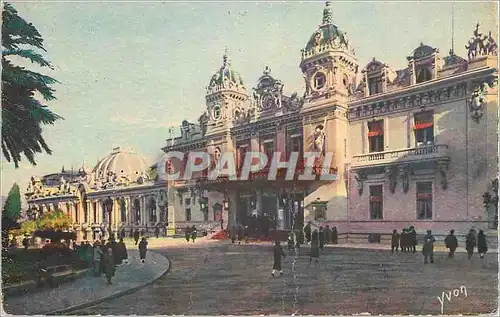 Cartes postales LA DOUCE FRANCE COTE D AZUR Monte-Carlo Principaute de Monaco Facade du Casino