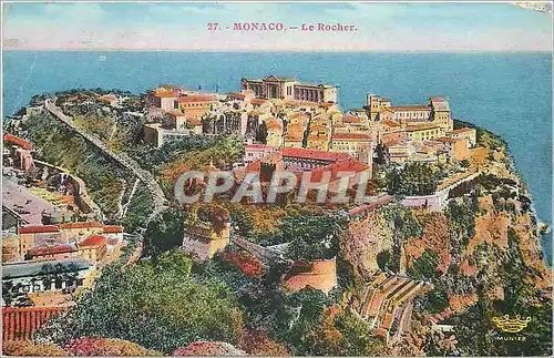 Cartes postales MONACO Le Rocher