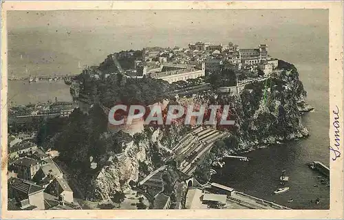 Cartes postales Monaco Le Rocher et le Palais du Prince