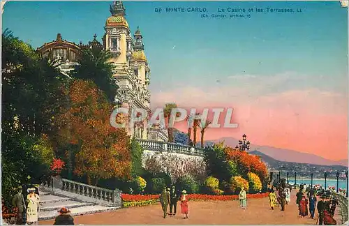 Cartes postales MONTE-CARLO - Le Casino et les Terrasses