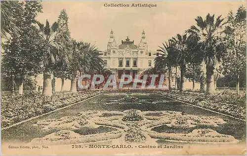 Cartes postales MONTE-CARLO - Casino et Jardins