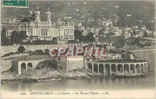 Cartes postales MONTE-CARLO � Le Casino Le Tir aux Pigeons
