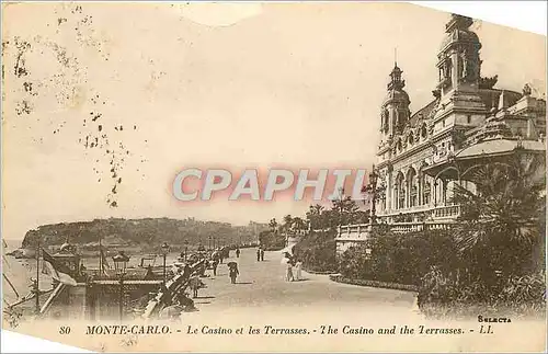Cartes postales MONTE-CARLO - Le Casino et Ies Terrasses