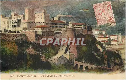 Cartes postales MONTE-CARLO Le PALAIS DU PRINCE
