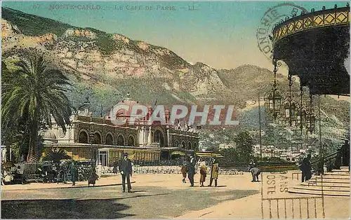 Cartes postales Monte-carlo le cafe de paris