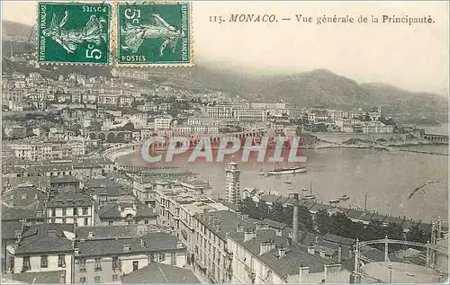 Cartes postales MONACO  Vue generale de la Principaute