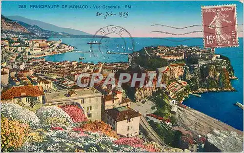 Cartes postales MONACO  Vue generale de la Principaute
