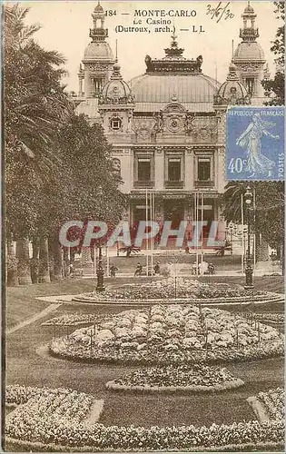Cartes postales MONTE-CARLO le casino