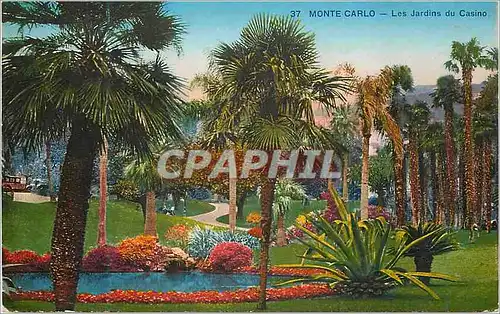 Cartes postales MONTE CARLO � Les Jardins du Casino