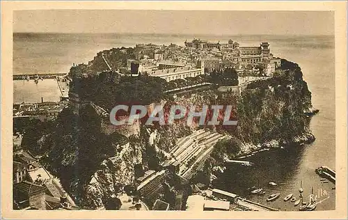Cartes postales Le Rocher de Monaco.