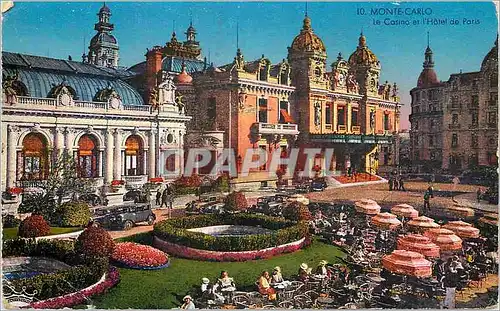 Cartes postales MONTE-CARLO Le Casino et I'Hotel de Paris
