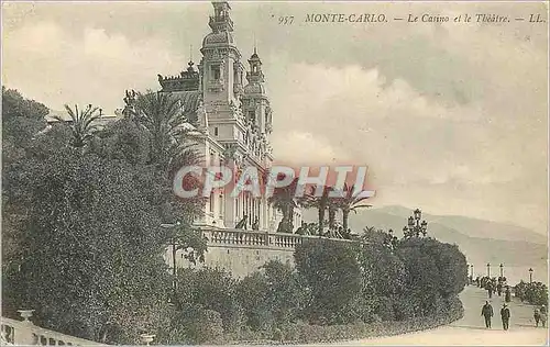 Cartes postales Monte-Carlo. � le Casino et le Theatre