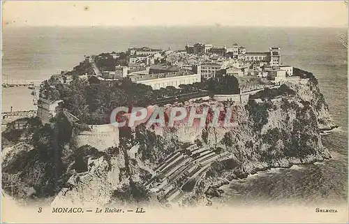 Cartes postales MONACO. � le Rocher