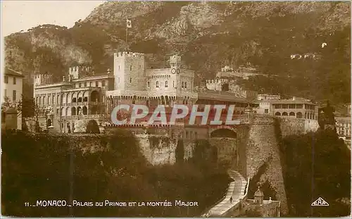 Cartes postales MONACO. Palais du Prince et la mont�e Major