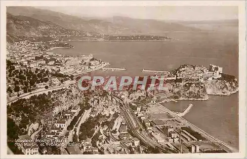 Cartes postales Monte-carlo Cap Martin et Frontiere Italienne