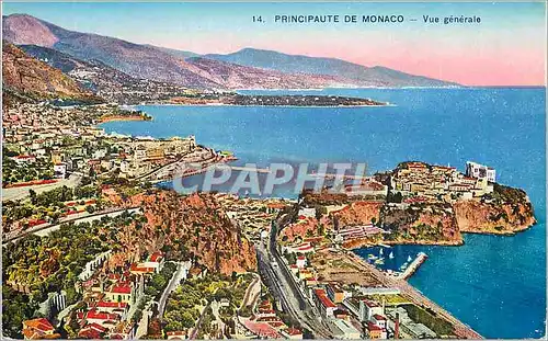 Ansichtskarte AK PRINCIPAUTE DE MONACO - Vue g�n�rale