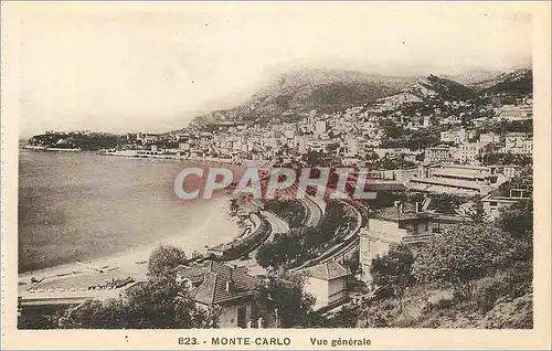 Cartes postales MONTE-CARLO Vue g�n�rale