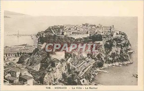 Cartes postales MONACO - La Ville - Le Rocher