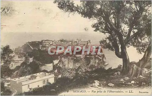 Cartes postales MONACO  Vue prise de l'Observatoire