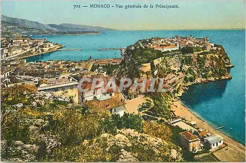 Cartes postales MONACO - Vue g�n�rale de la Principaut�.