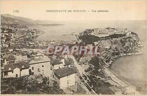 Ansichtskarte AK PRINCIPAUTE DE MONACO. � Vue g�n�rale.