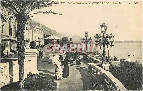 Cartes postales Casino de MONTE-CARLO. Les Terrasses.