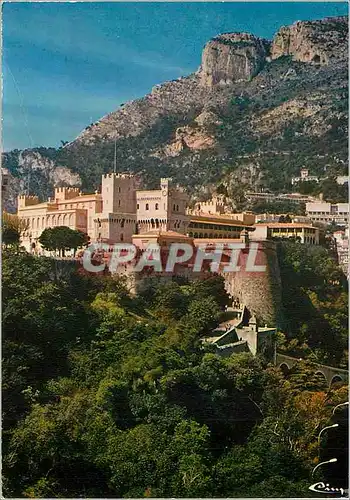 Moderne Karte Principaut� de MONACO Alp.-Mar. Le Palais Princier