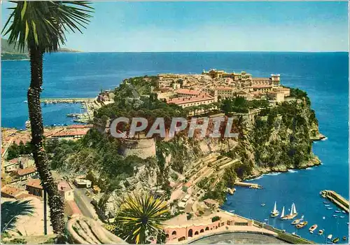 Cartes postales moderne MONACO vue generale du rocher de monaco