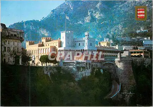 Cartes postales moderne PRINCIPAUTE DE MONACO le palais princier et ses remparts