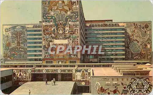 Cartes postales moderne Murals in natural stone  Building in mexico