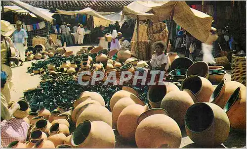 Moderne Karte MERCADO TIPICA EN MEXICO Oaxaca  Oax Mexico