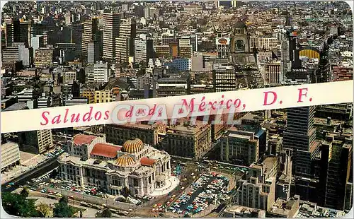 Moderne Karte Panoramic View Bottom Air View Mexico