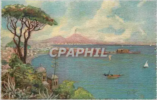 Moderne Karte Napoli - Panorama