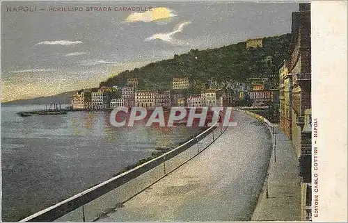 Cartes postales moderne NAPOLI - POSILLIPO STRADA CARACOLE