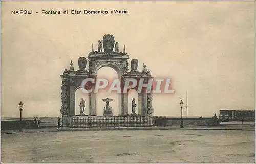 Moderne Karte NAPOLI - Fontana di Gian Domenico d'Auria