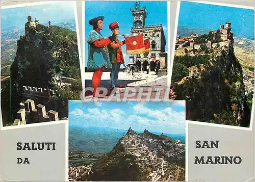 Cartes postales moderne SALUTATION DE SAN MARINO