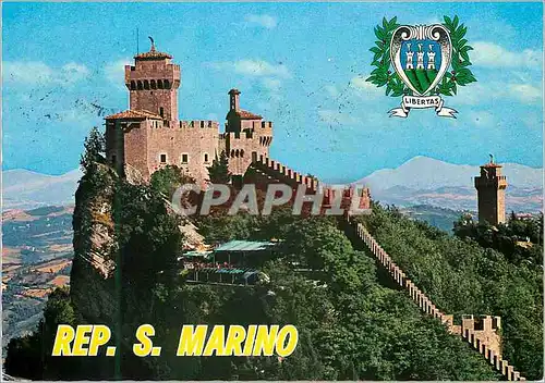 Cartes postales moderne REPUBBLICA Dl S. MARINO Deuxieme et troisieme Tour